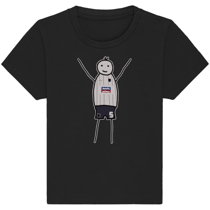 Ulm Fan T-Shirt Strichmännchen - Baby Organic Shirt