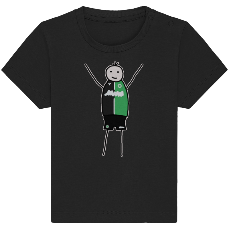 Hannover Fan-T-Shirt Strichmännchen - Baby Organic Shirt