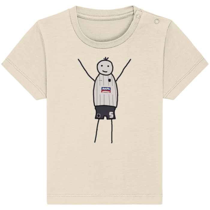 Ulm Fan T-Shirt Strichmännchen - Baby Organic Shirt