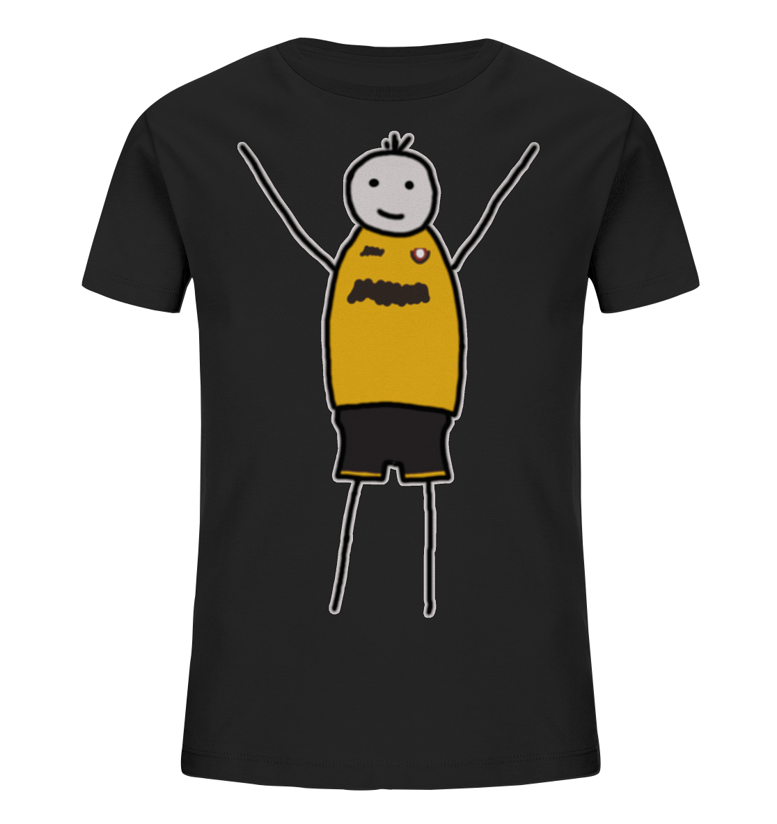 Dresden Fan-T-Shirt Strichmännchen - Kids Organic Shirt Dresden Fan-T-Shirt Strichmännchen - Kids Organic Shirt