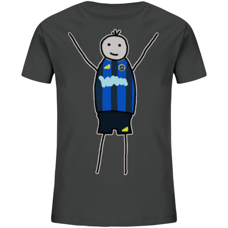 Saarbrücken Fan-T-Shirt Strichmännchen - Kids Organic Shirt