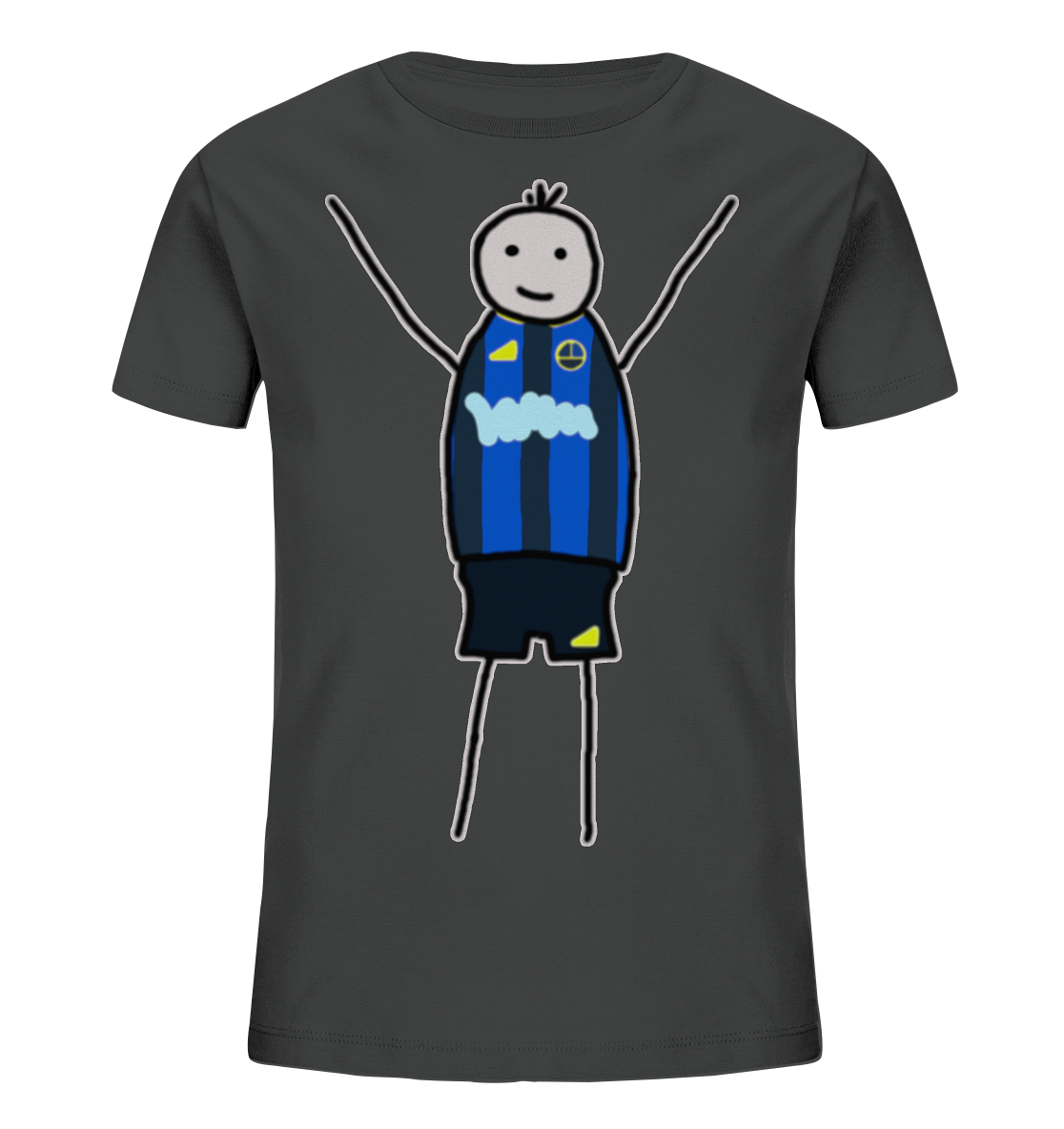 Saarbrücken Fan-T-Shirt Strichmännchen - Kids Organic Shirt Saarbrücken Fan-T-Shirt Strichmännchen - Kids Organic Shirt