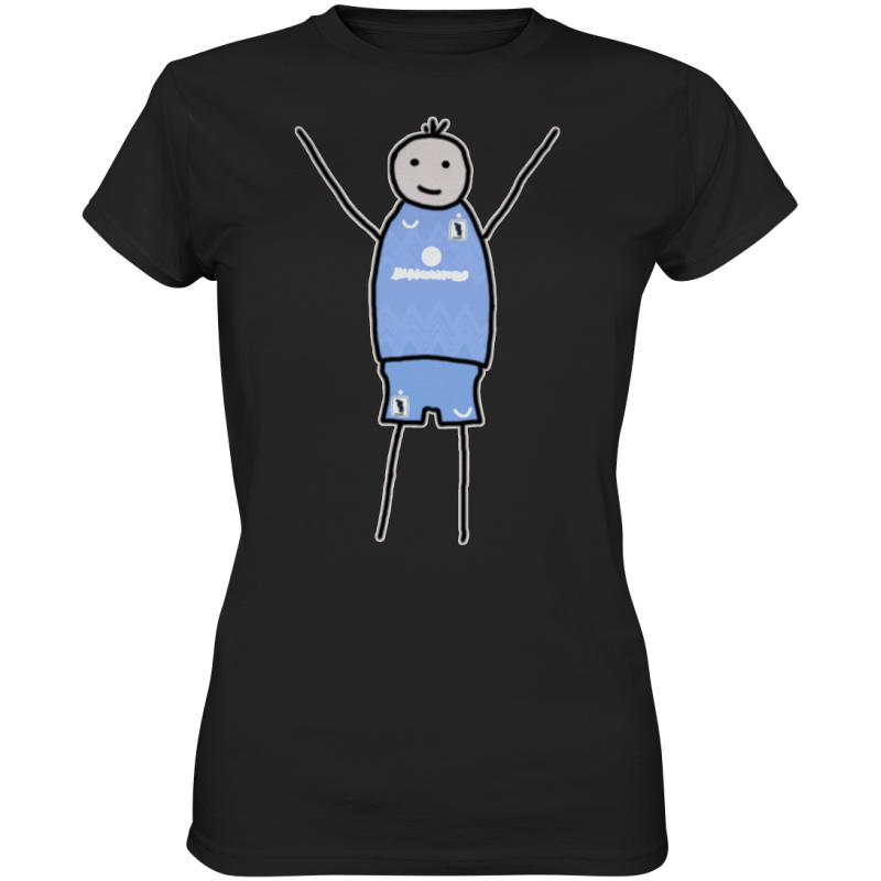 München Fan-T-Shirt Strichmännchen - Ladies Premium Shirt