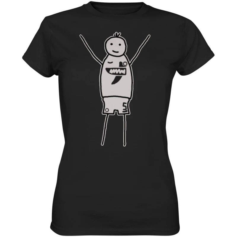 Elversberg Fan T-Shirt Strichmännchen - Ladies Premium Shirt Elversberg Fan T-Shirt Strichmännchen - Ladies Premium Shirt