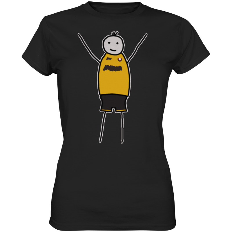 Dresden Fan-T-Shirt Strichmännchen - Ladies Premium Shirt