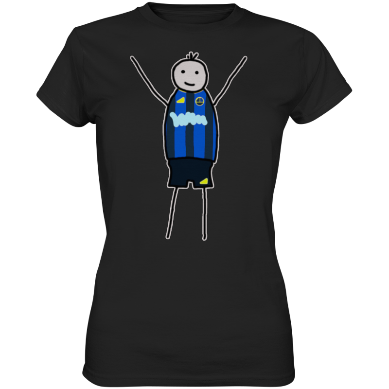 Saarbrücken Fan-T-Shirt Strichmännchen - Ladies Premium Shirt