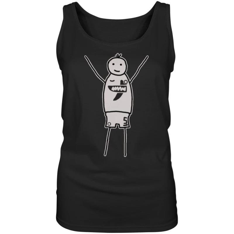 Elversberg Fan T-Shirt Strichmännchen - Ladies Tank-Top Elversberg Fan T-Shirt Strichmännchen - Ladies Tank-Top
