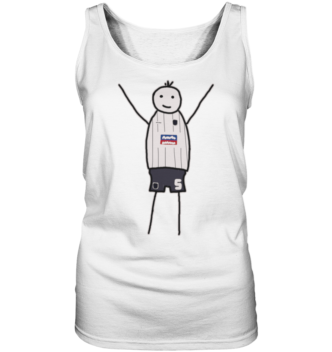 Ulm Fan T-Shirt Strichmännchen - Ladies Tank-Top Ulm Fan T-Shirt Strichmännchen - Ladies Tank-Top