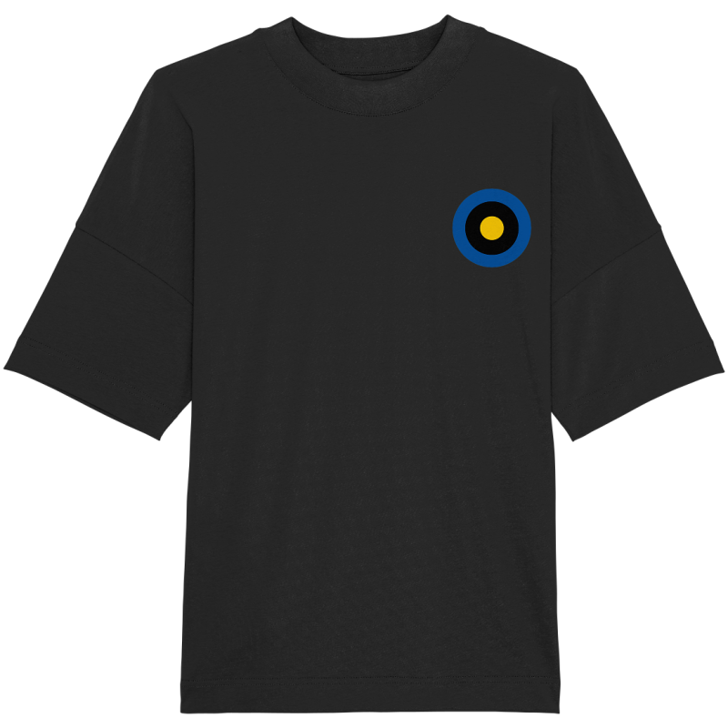 Saarbrücken Fan T-Shirt Kokarde klein - Organic Oversize Shirt