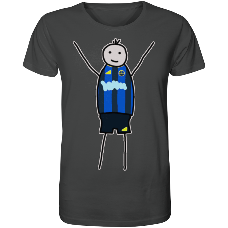 Saarbrücken Fan-T-Shirt Strichmännchen - Organic Shirt