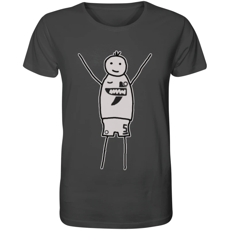 Elversberg Fan T-Shirt Strichmännchen - Organic Shirt Elversberg Fan T-Shirt Strichmännchen - Organic Shirt