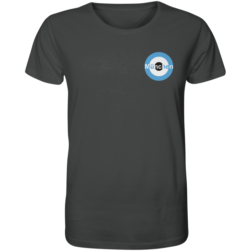 München Fan T-Shirt Kokarde klein "München" - Organic Shirt