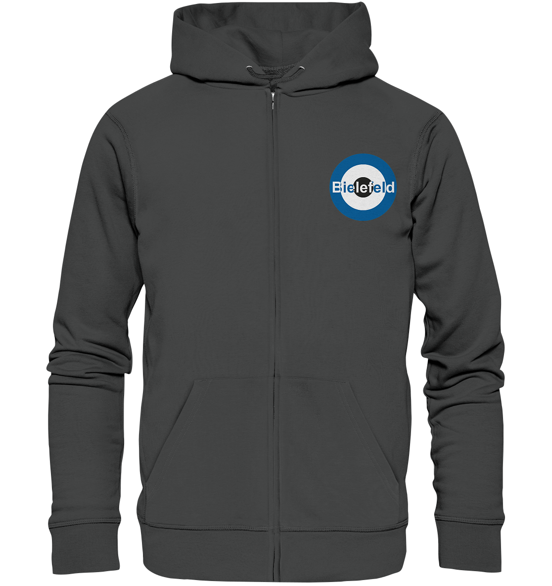 Bielefeld Fan-Zipper Kokarde klein "Bielefeld" - Organic Zipper Bielefeld Fan-Zipper Kokarde klein "Bielefeld" - Organic Zipper