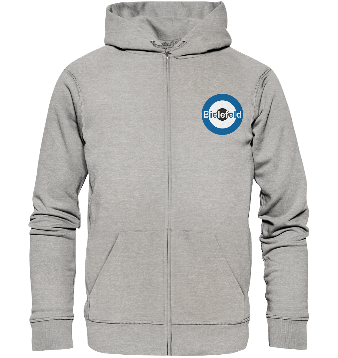 Bielefeld Fan-Zipper Kokarde klein "Bielefeld" - Organic Zipper Bielefeld Fan-Zipper Kokarde klein "Bielefeld" - Organic Zipper