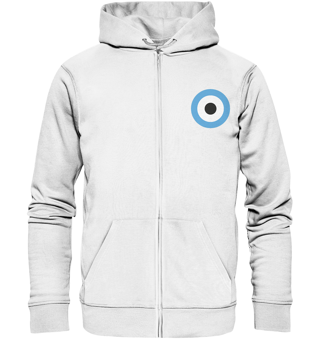 München Fan-Zipper Kokarde klein - Organic Zipper München Fan-Zipper Kokarde klein - Organic Zipper