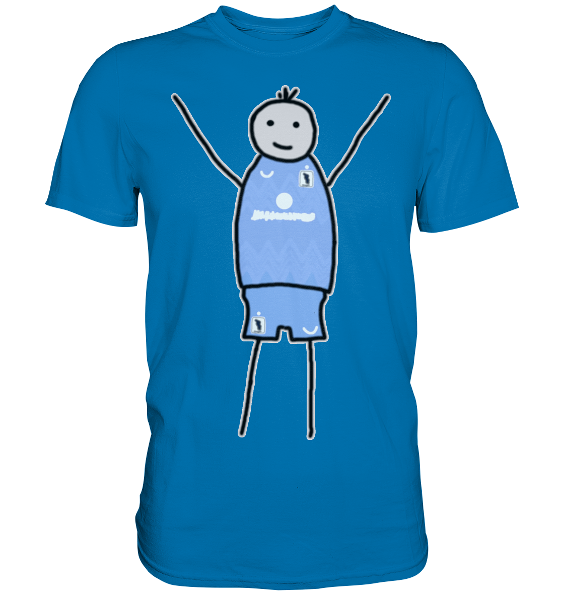 München Fan-T-Shirt Strichmännchen - Premium Shirt München Fan-T-Shirt Strichmännchen - Premium Shirt