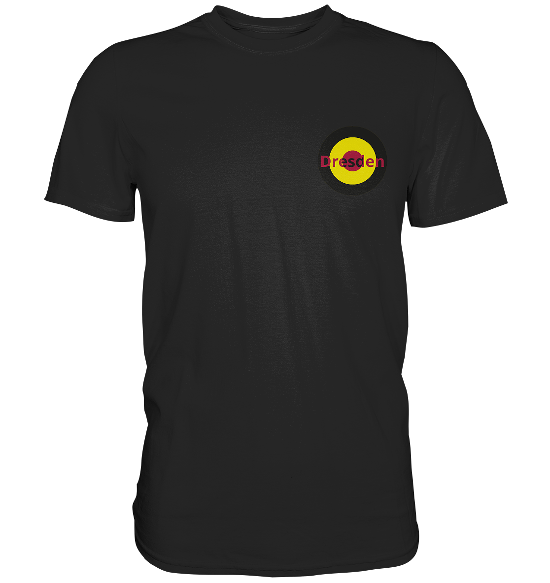 Dresden Fan-T-Shirt Kokarde klein "Dresden" - Premium Shirt Dresden Fan-T-Shirt Kokarde klein "Dresden" - Premium Shirt