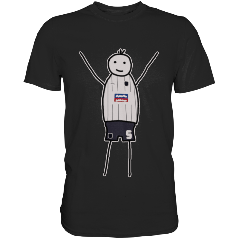 Ulm Fan T-Shirt Strichmännchen - Premium Shirt