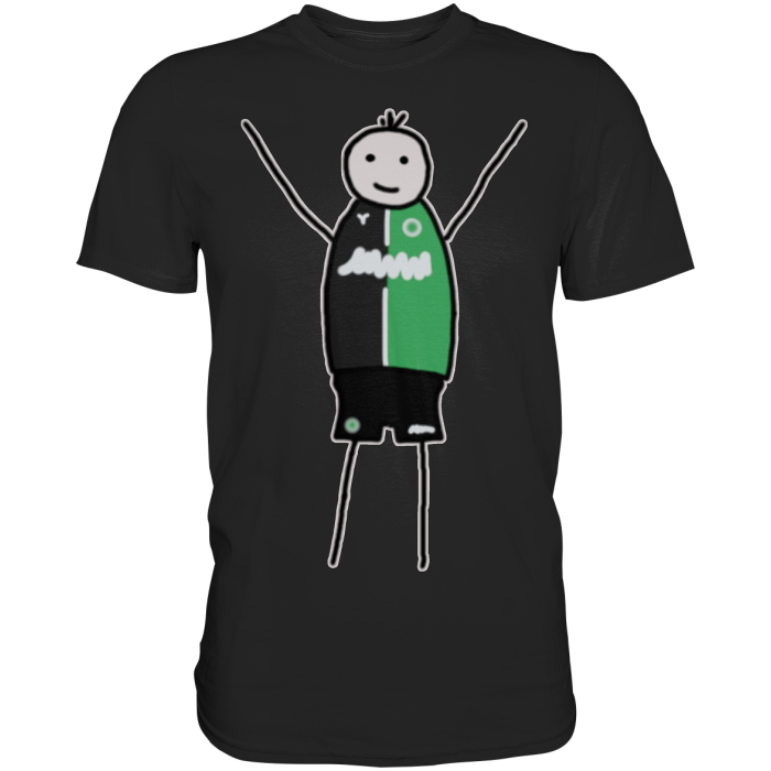 Hannover Fan-T-Shirt Strichmännchen - Premium Shirt