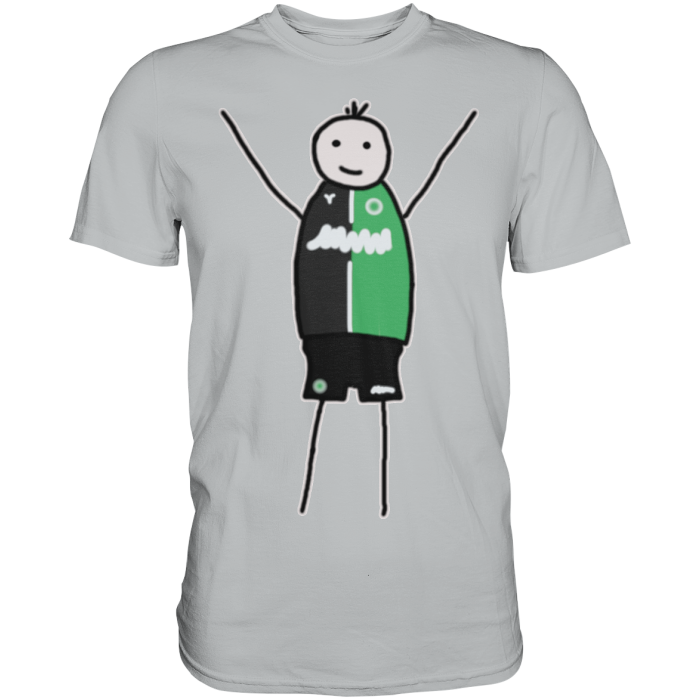 Hannover Fan-T-Shirt Strichmännchen - Premium Shirt