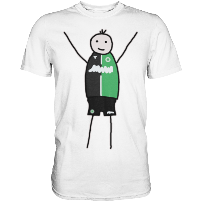 Hannover Fan-T-Shirt Strichmännchen - Premium Shirt