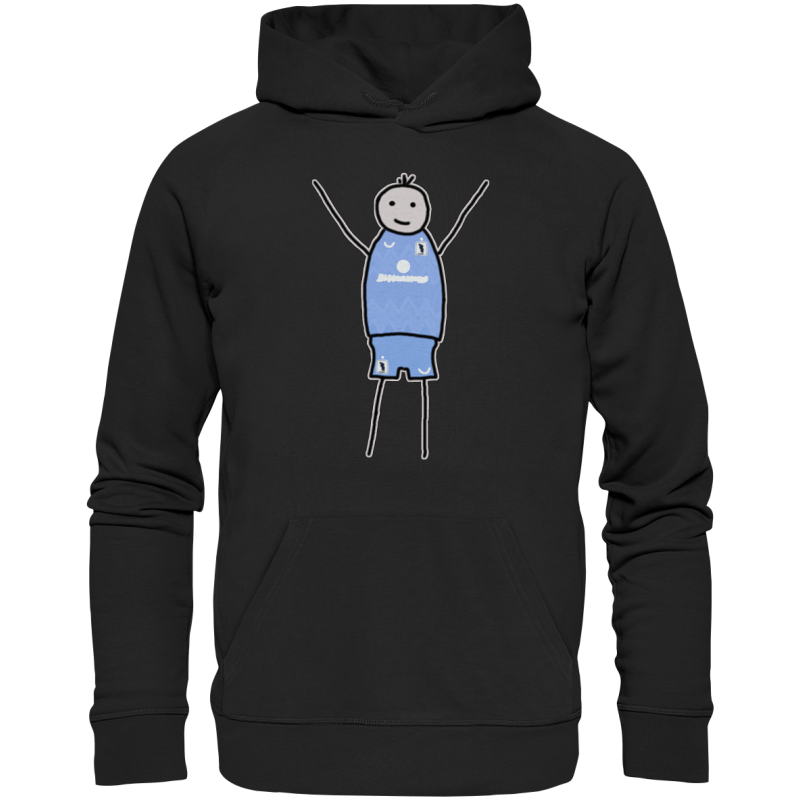 München Fan-Hoodie Strichmännchen - Premium Unisex Hoodie