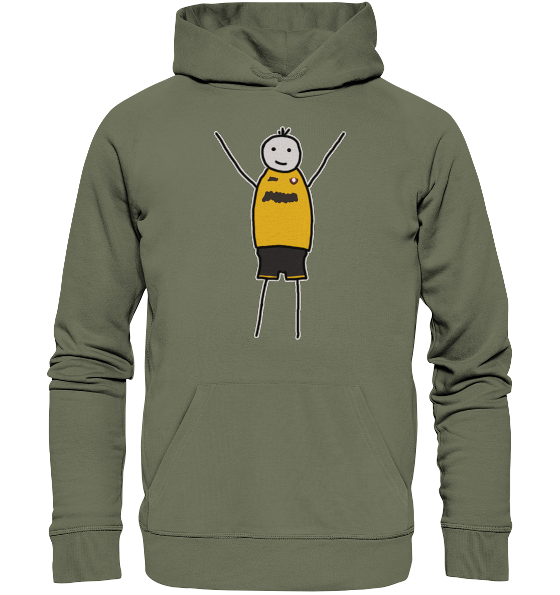 Dresden Fan-Hoodie Strichmännchen - Premium Unisex Hoodie Dresden Fan-Hoodie Strichmännchen - Premium Unisex Hoodie