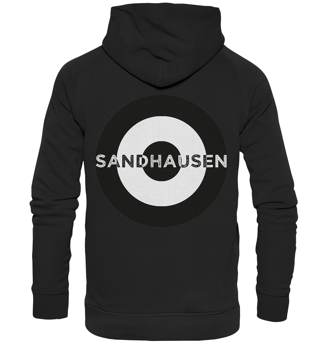 Sandhausen Fan-Hoodie Kokarde beidseitig "Sandhausen" - Basic Unisex Hoodie Sandhausen Fan-Hoodie Kokarde beidseitig "Sandhausen" - Basic Unisex Hoodie