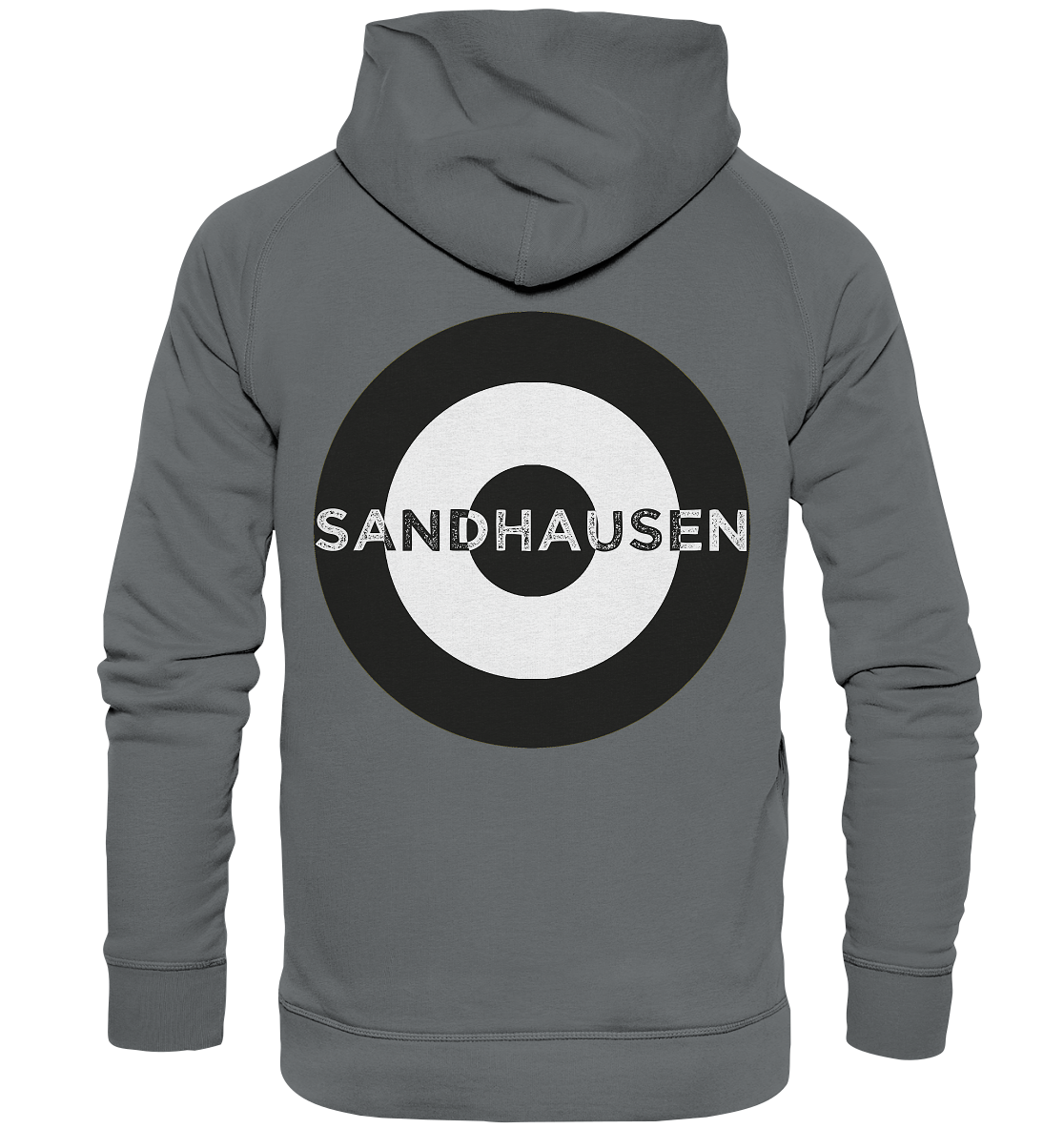 Sandhausen Fan-Hoodie Kokarde beidseitig "Sandhausen" - Basic Unisex Hoodie Sandhausen Fan-Hoodie Kokarde beidseitig "Sandhausen" - Basic Unisex Hoodie