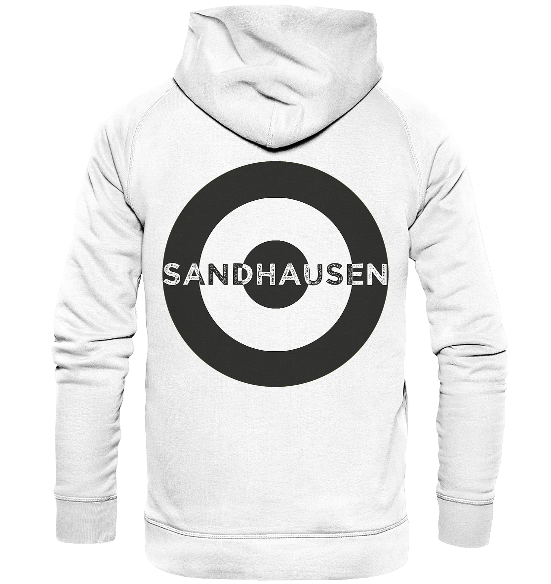 Sandhausen Fan-Hoodie Kokarde beidseitig "Sandhausen" - Basic Unisex Hoodie Sandhausen Fan-Hoodie Kokarde beidseitig "Sandhausen" - Basic Unisex Hoodie