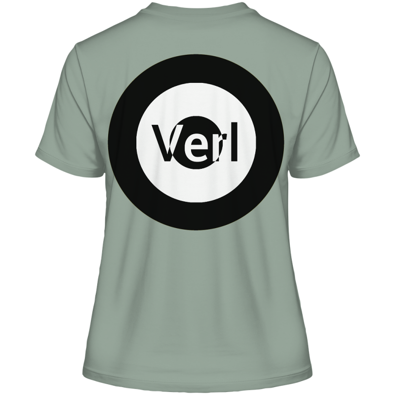Verl Fan-T-Shirt Kokarde beidseitig "Verl" - Fitted Ladies Organic Shirt