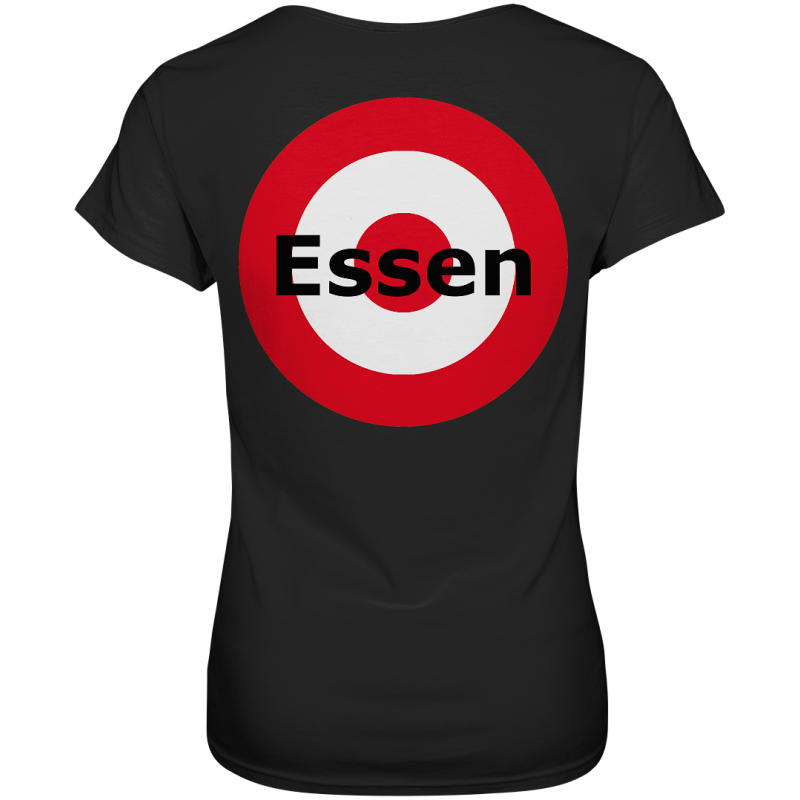 Essen Fan-T-Shirt zweiseitiger Druck "Essen" - Ladies Premium Shirt
