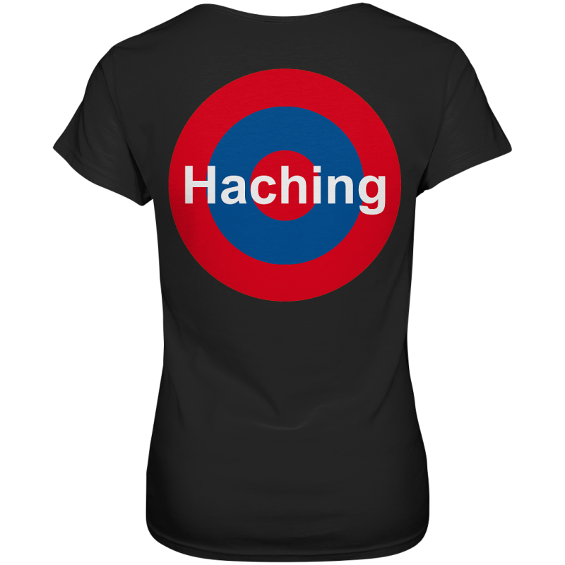 Unterhaching Fan-T-Shirt zweiseitiger Druck "Haching" - Ladies Premium Shirt Unterhaching Fan-T-Shirt zweiseitiger Druck "Haching" - Ladies Premium Shirt