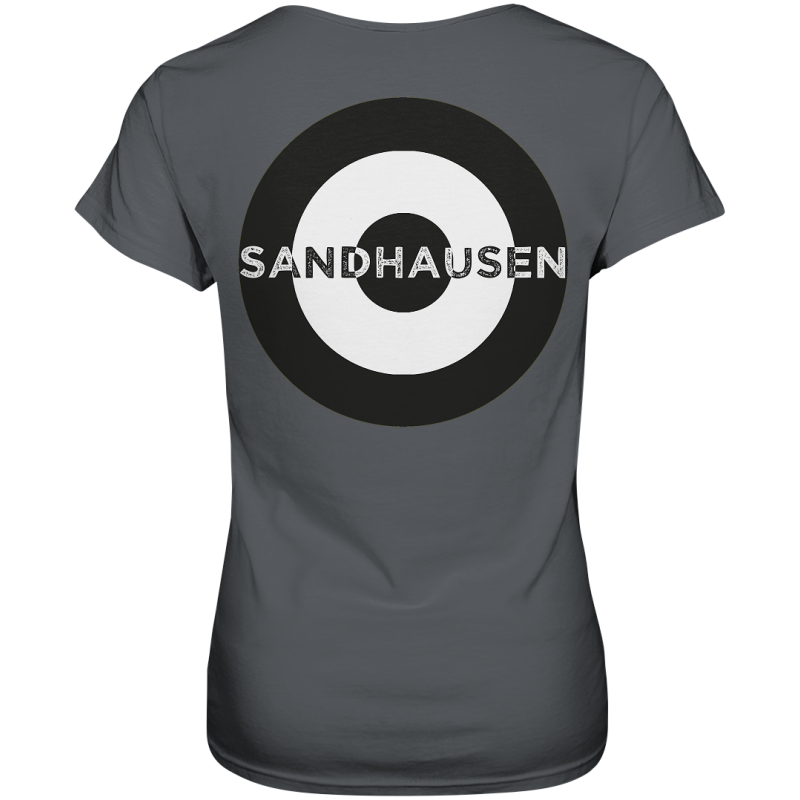 Sandhausen Fan-T-Shirt Kokarde beidseitig "Sandhausen" - Ladies Premium Shirt