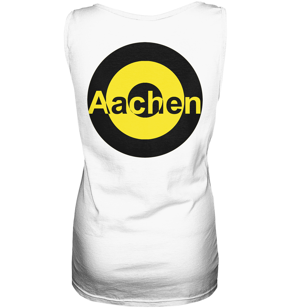 Aachen Fan-T-Shirt Kokarde beidseitig "Aachen" - Ladies Tank-Top Aachen Fan-T-Shirt Kokarde beidseitig "Aachen" - Ladies Tank-Top