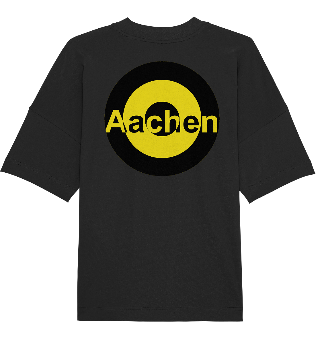 Aachen Fan-T-Shirt Kokarde beidseitig "Aachen" - Organic Oversize Shirt Aachen Fan-T-Shirt Kokarde beidseitig "Aachen" - Organic Oversize Shirt