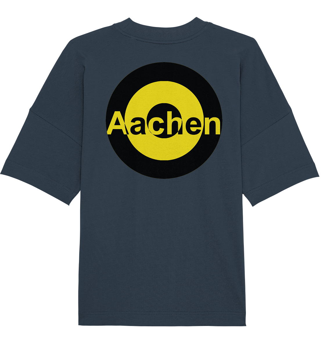 Aachen Fan-T-Shirt Kokarde beidseitig "Aachen" - Organic Oversize Shirt Aachen Fan-T-Shirt Kokarde beidseitig "Aachen" - Organic Oversize Shirt