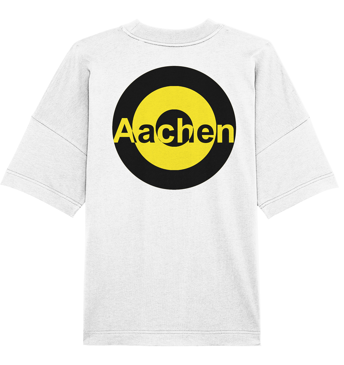 Aachen Fan-T-Shirt Kokarde beidseitig "Aachen" - Organic Oversize Shirt Aachen Fan-T-Shirt Kokarde beidseitig "Aachen" - Organic Oversize Shirt