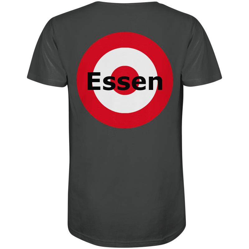Essen Fan-T-Shirt zweiseitiger Druck "Essen" - Organic Shirt