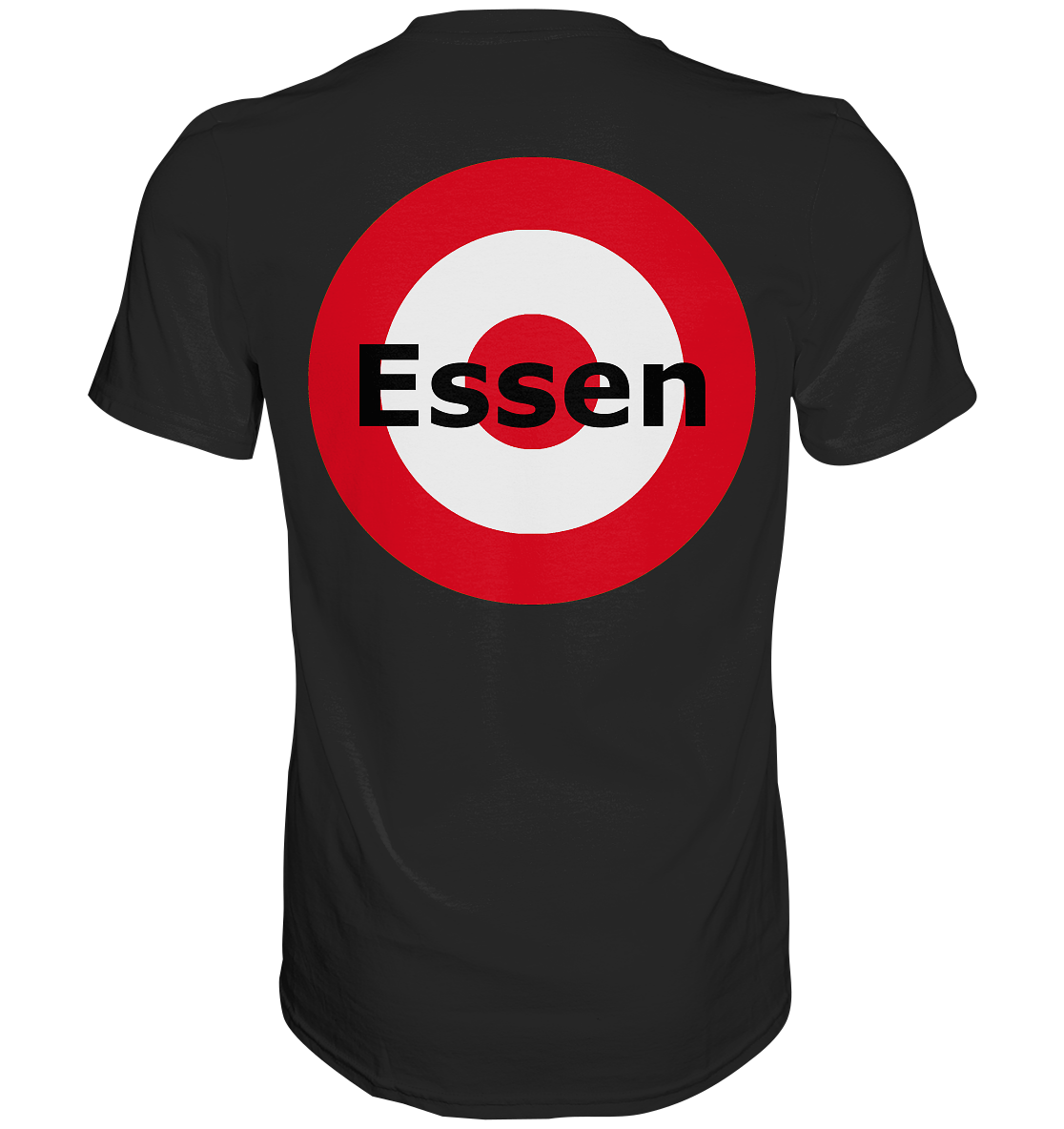 Essen Fan-T-Shirt zweiseitiger Druck "Essen" - Premium Shirt Essen Fan-T-Shirt zweiseitiger Druck "Essen" - Premium Shirt