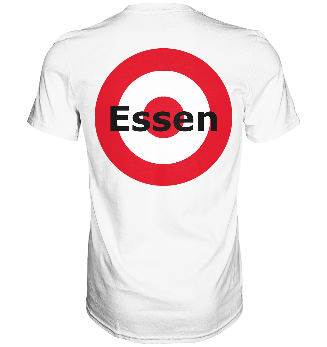 Essen Fan-T-Shirt zweiseitiger Druck "Essen" - Premium Shirt Essen Fan-T-Shirt zweiseitiger Druck "Essen" - Premium Shirt