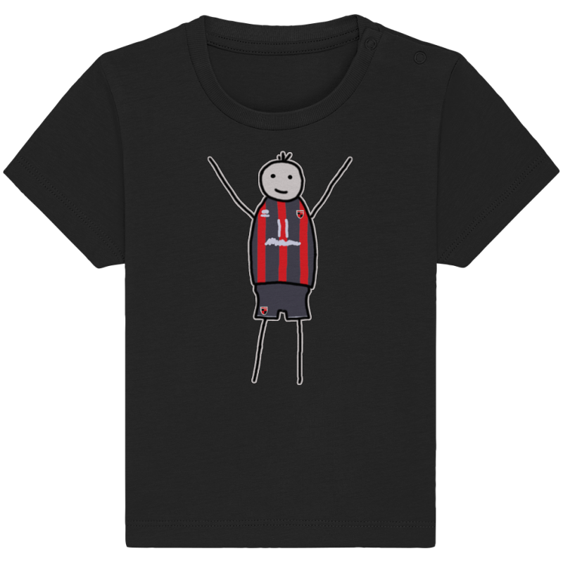 Ingolstadt Fan-T-Shirt Strichmännchen - Baby Organic Shirt