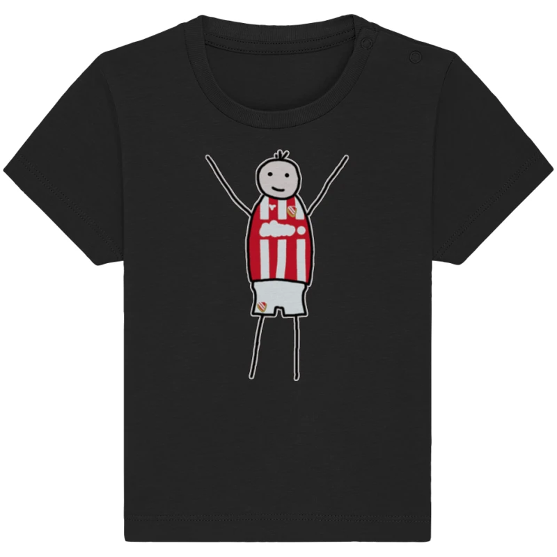 Cottbus Fan-T-Shirt Strichmännchen - Baby Organic Shirt