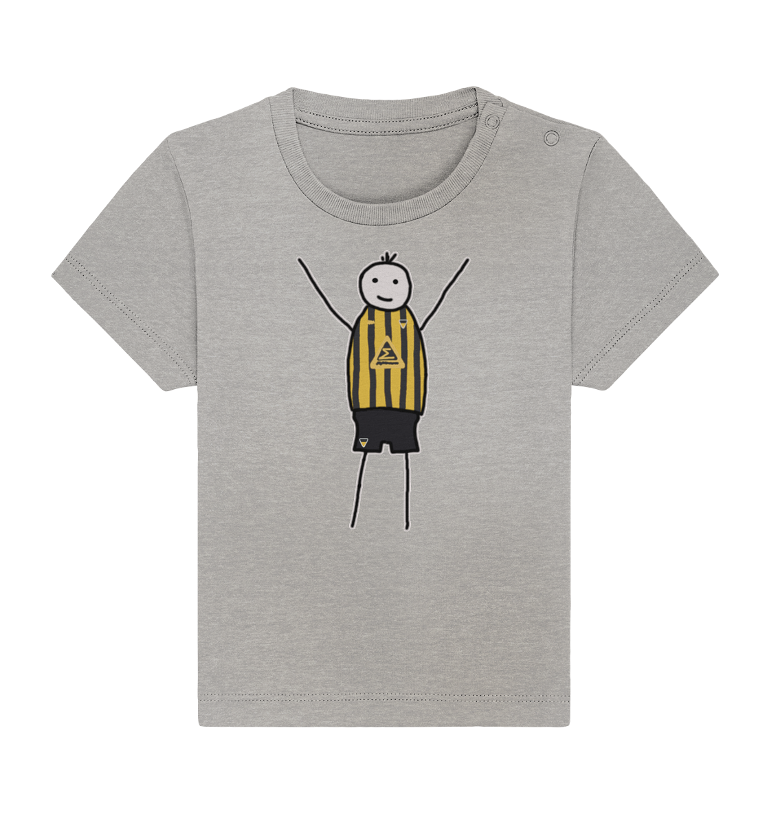 Aachen Fan-T-Shirt Strichmännchen - Baby Organic Shirt Aachen Fan-T-Shirt Strichmännchen - Baby Organic Shirt