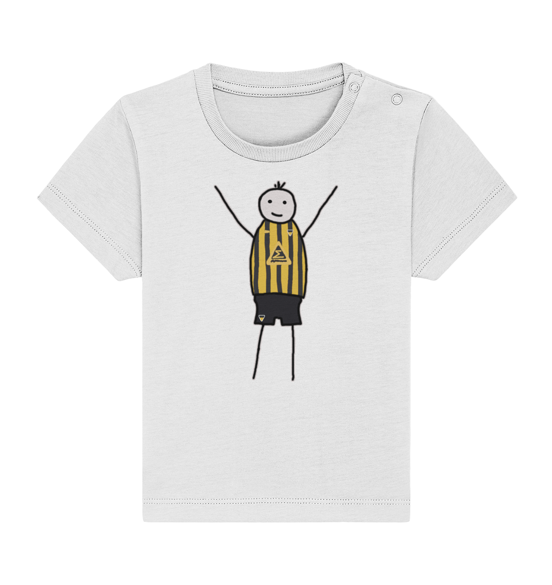 Aachen Fan-T-Shirt Strichmännchen - Baby Organic Shirt Aachen Fan-T-Shirt Strichmännchen - Baby Organic Shirt
