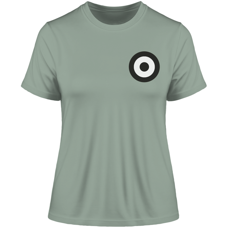 Sandhausen Fan-T-Shirt Kokarde beidseitig "Sandhausen" - Fitted Ladies Organic Shirt