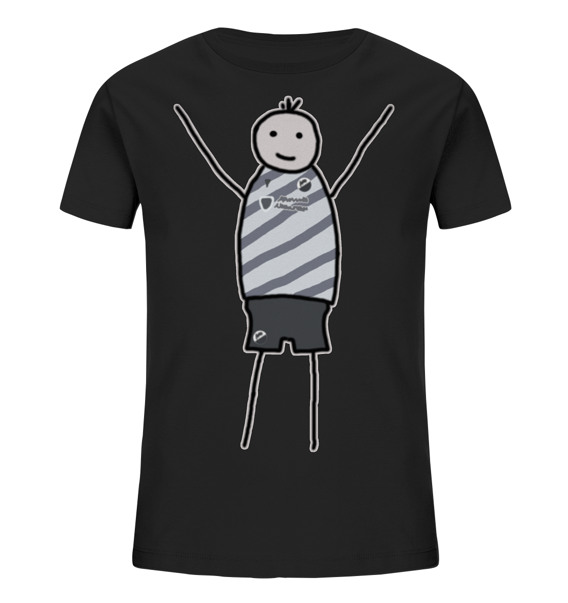 Sandhausen Fan-T-Shirt Strichmännchen - Kids Organic Shirt Sandhausen Fan-T-Shirt Strichmännchen - Kids Organic Shirt