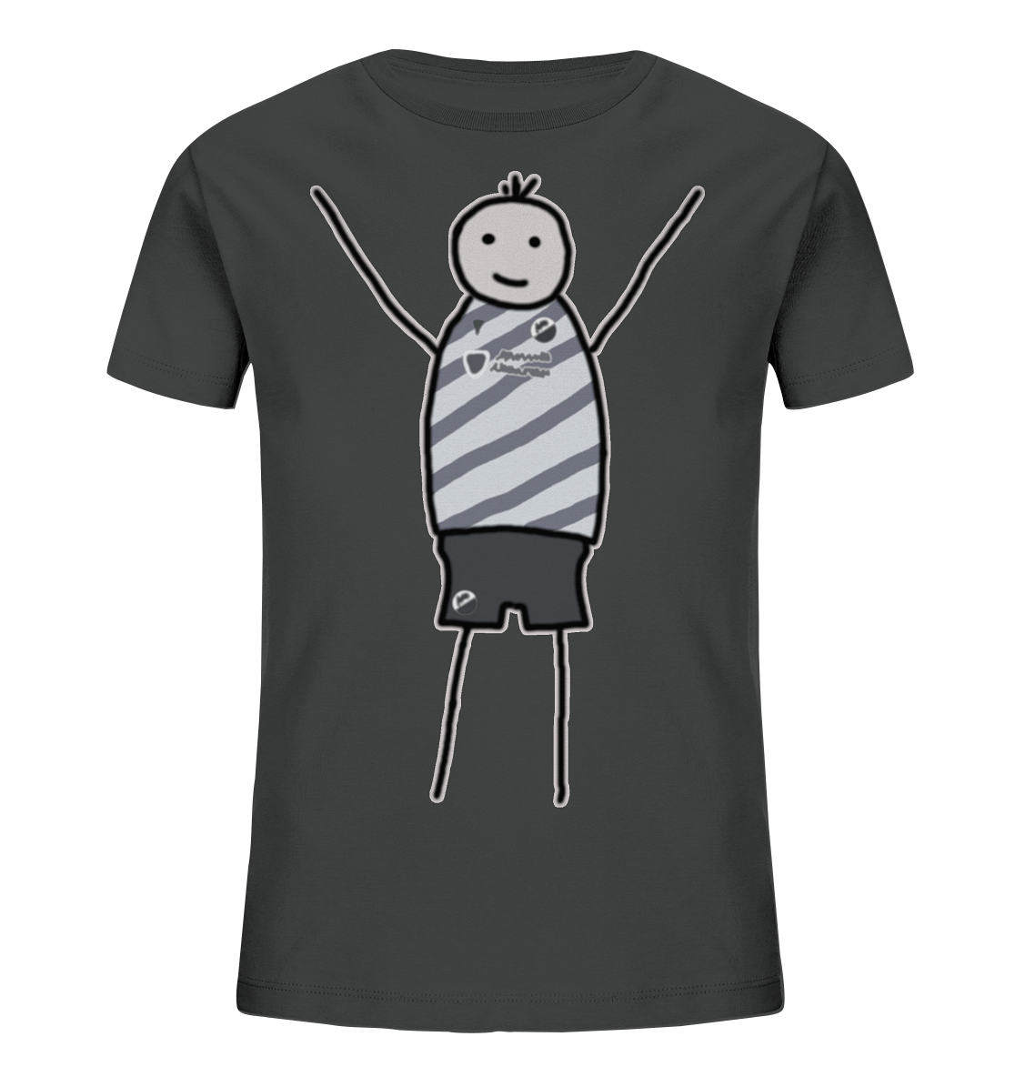 Sandhausen Fan-T-Shirt Strichmännchen - Kids Organic Shirt Sandhausen Fan-T-Shirt Strichmännchen - Kids Organic Shirt