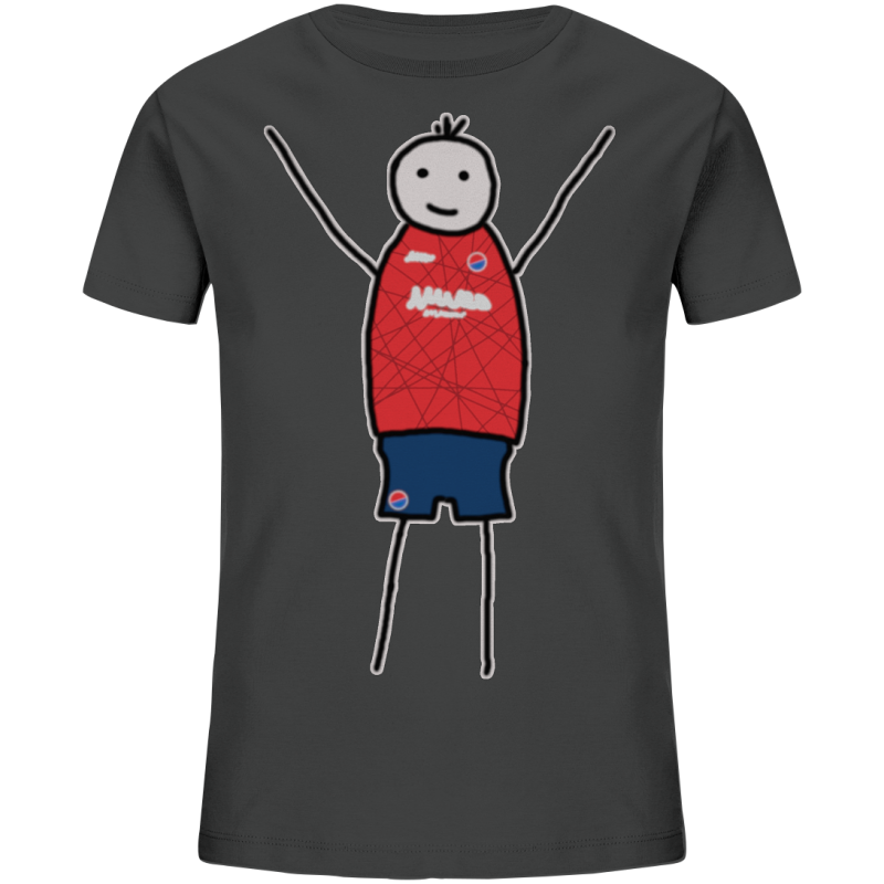 Unterhaching Fan-T-Shirt Strichmännchen - Kids Organic Shirt