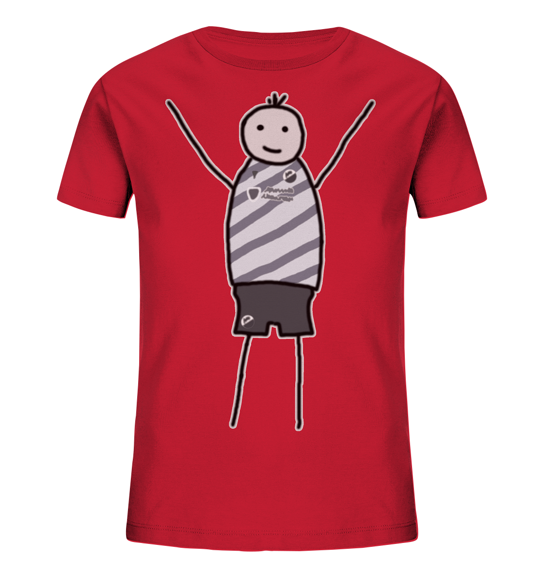 Sandhausen Fan-T-Shirt Strichmännchen - Kids Organic Shirt Sandhausen Fan-T-Shirt Strichmännchen - Kids Organic Shirt